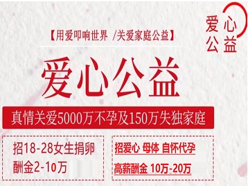 乐亭捐卵助孕生子 爱心志愿者招募